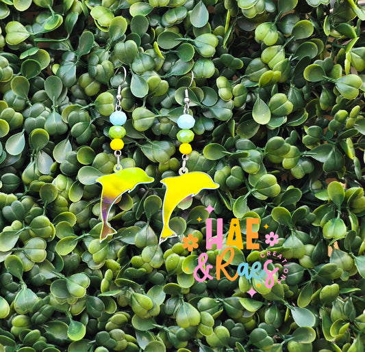 Dolphin Stacked Earrings (2 Styles)