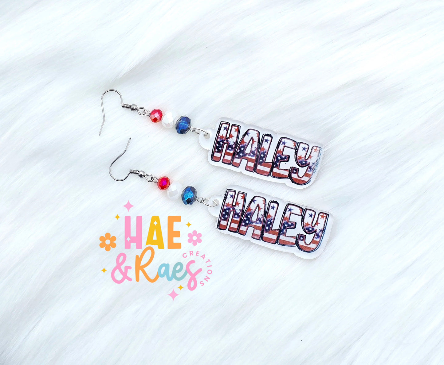 Custom 4th of July Earrings