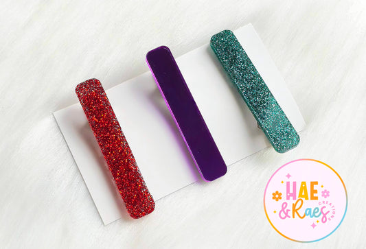 Sea Bling Acrylic Hairclips