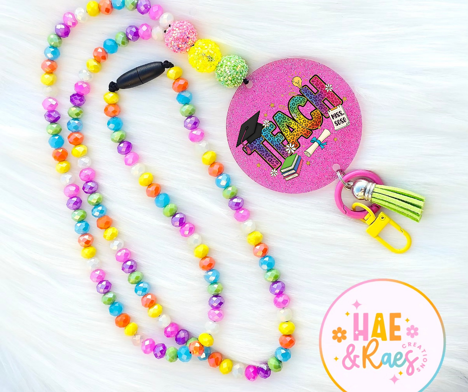 Classroom Confetti (Name Lanyard-Read Description)