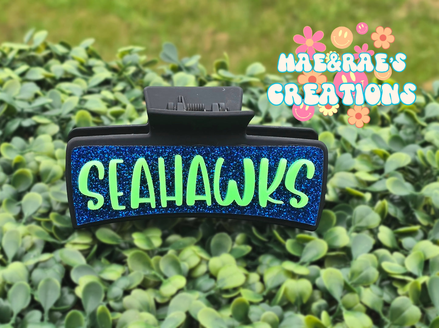 Football Claw Clips 🏈 - LARGE (4in) - 8 Styles