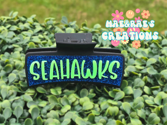 Football Claw Clips 🏈 - LARGE (4in) - 8 Styles
