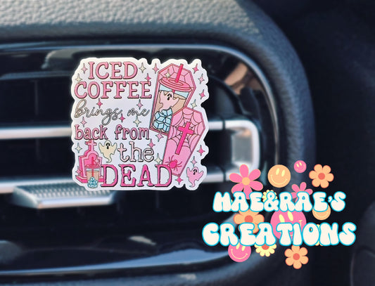 Iced Coffee Vent Clip