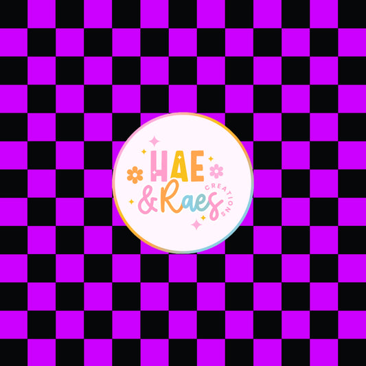 Checkered Purple