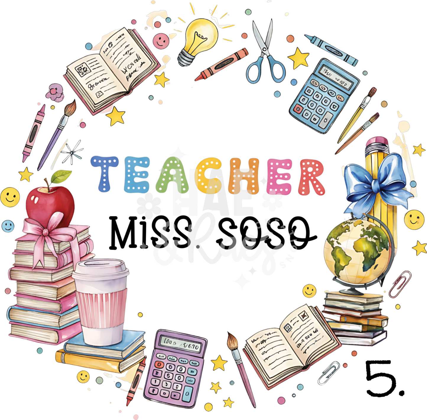 Classroom Confetti (Name Lanyard-Read Description)