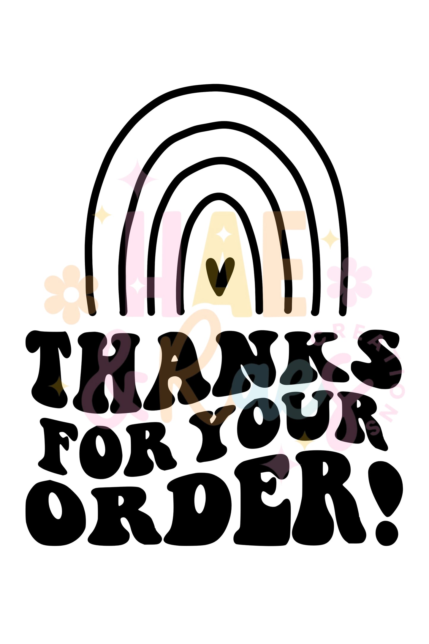 4x6 THANK YOU Package Stickers