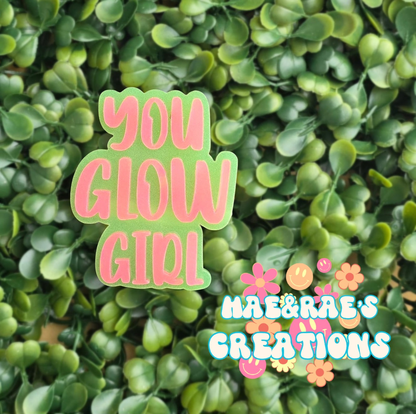 Glow In Dark Name Custom Name - 3inches - 2+ Styles