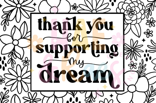 4x6 THANK YOU Package Stickers