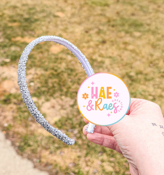 Chunky Silver Headband