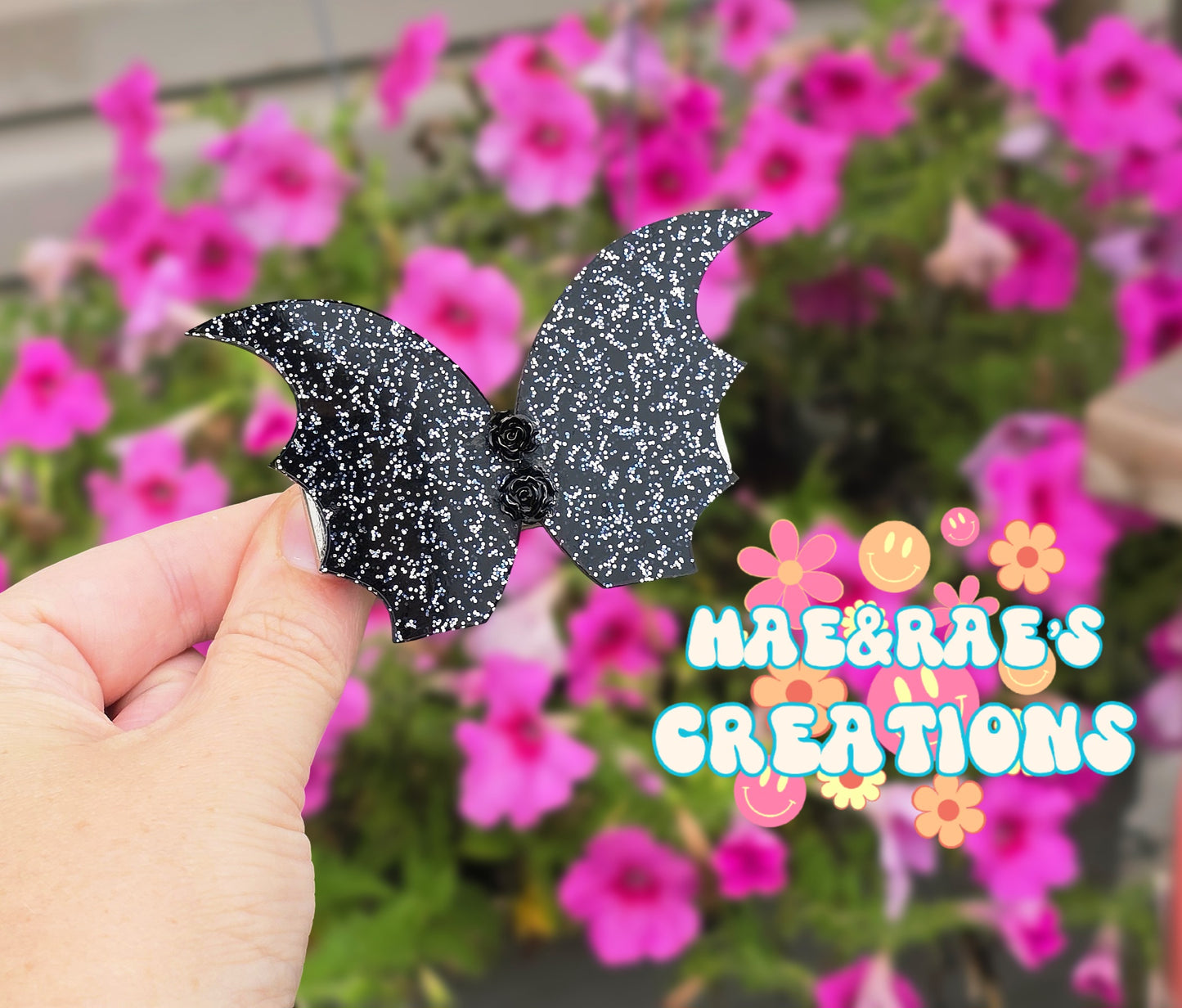 Midnight Flutter Hair Clip