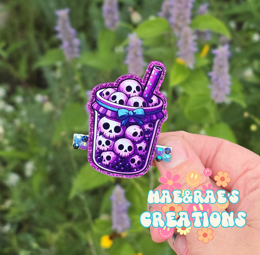 Blueberry Bones Hairclip