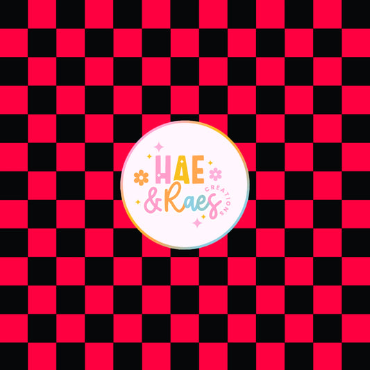 Checkered Red