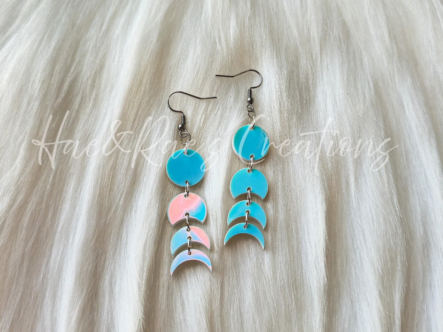 Holo.Moon Phase Earrings