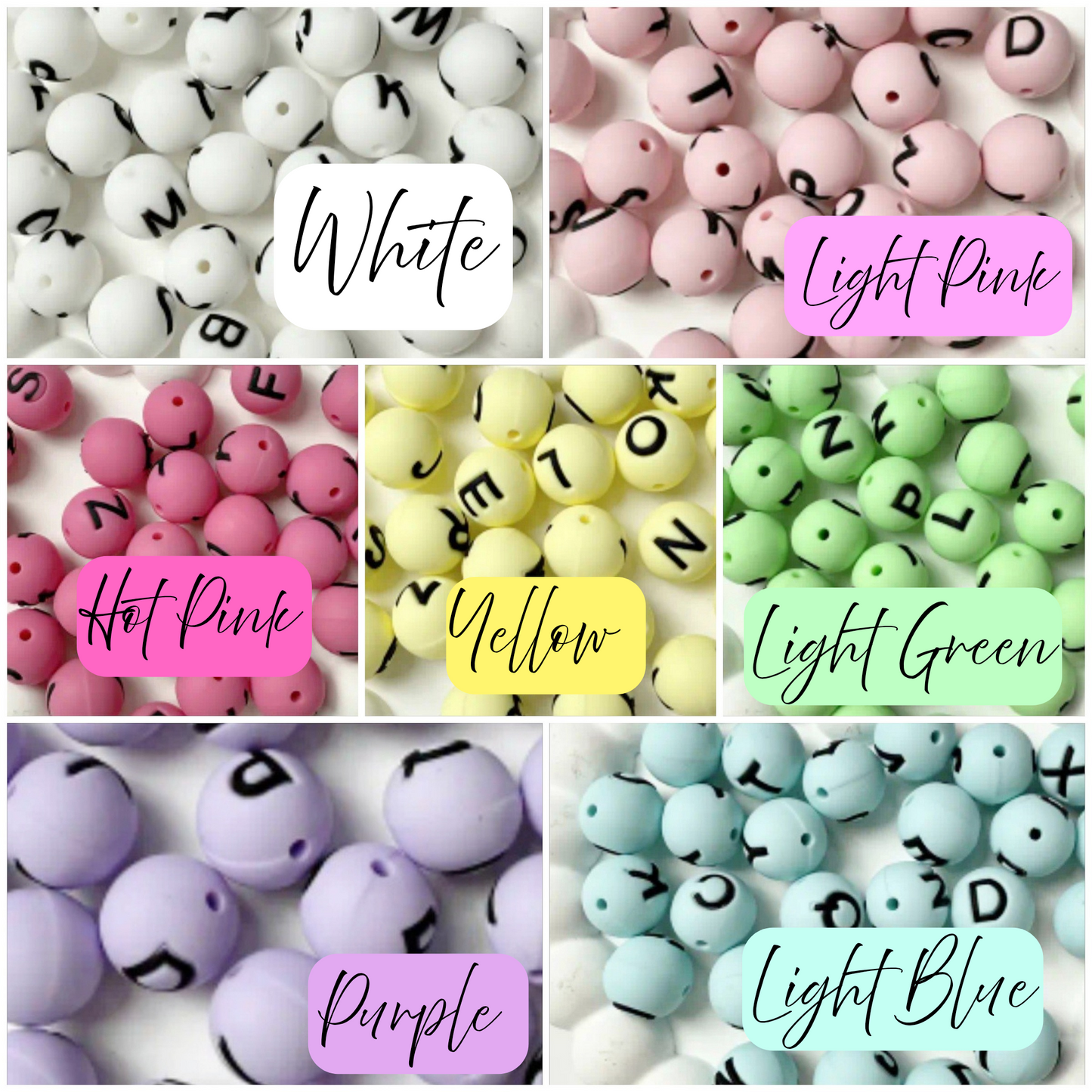 Name Cup Charms (Read description before buying!)