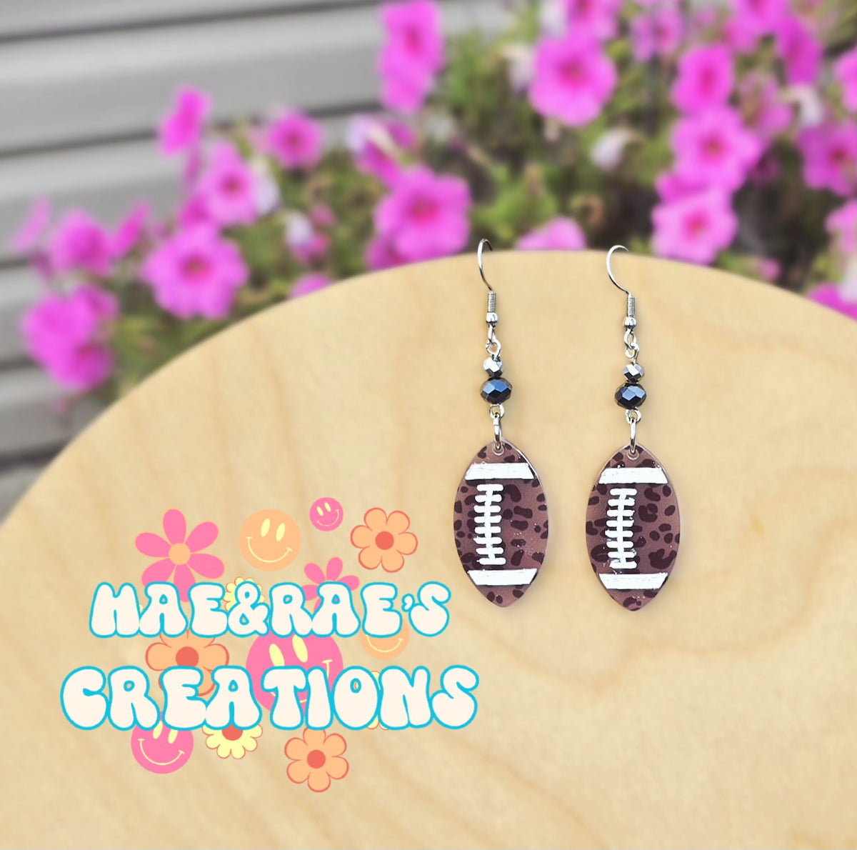 Football Earrings - 2 Styles