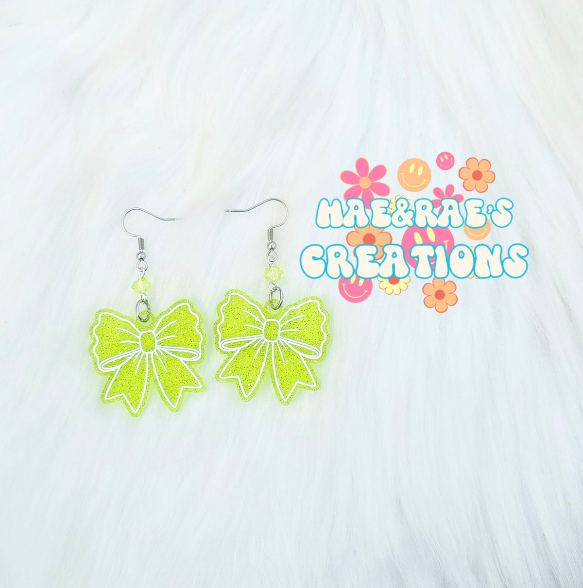 Wavy Bow Earrings- 6 Styles