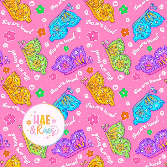 You are loved (Pink)