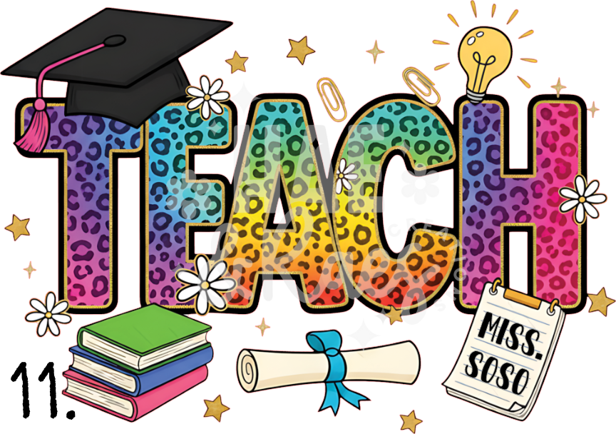 Classroom Confetti (Name Lanyard-Read Description)