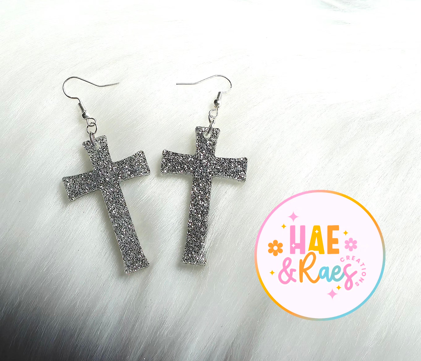 Easter Cross Earrings
