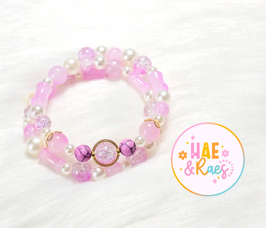 Blushing Pearls Bangle