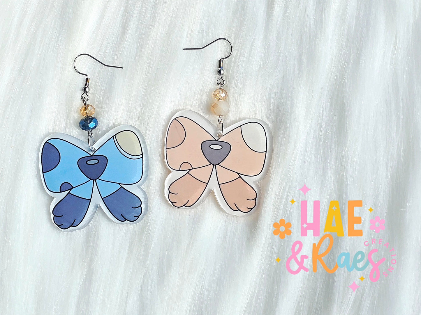 Heeler Bow Earrings (3 Styles)