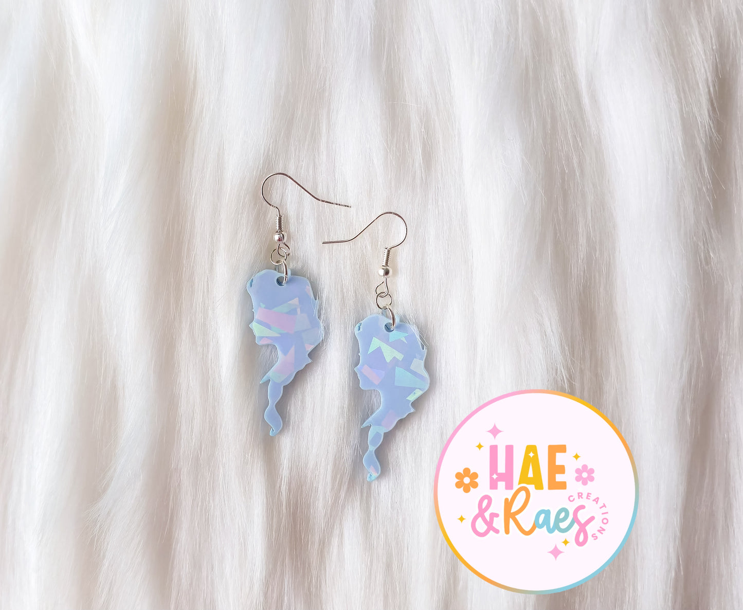 Let it Bling Holographic Earrings