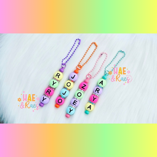 Name Cup Charms (Read description before buying!)