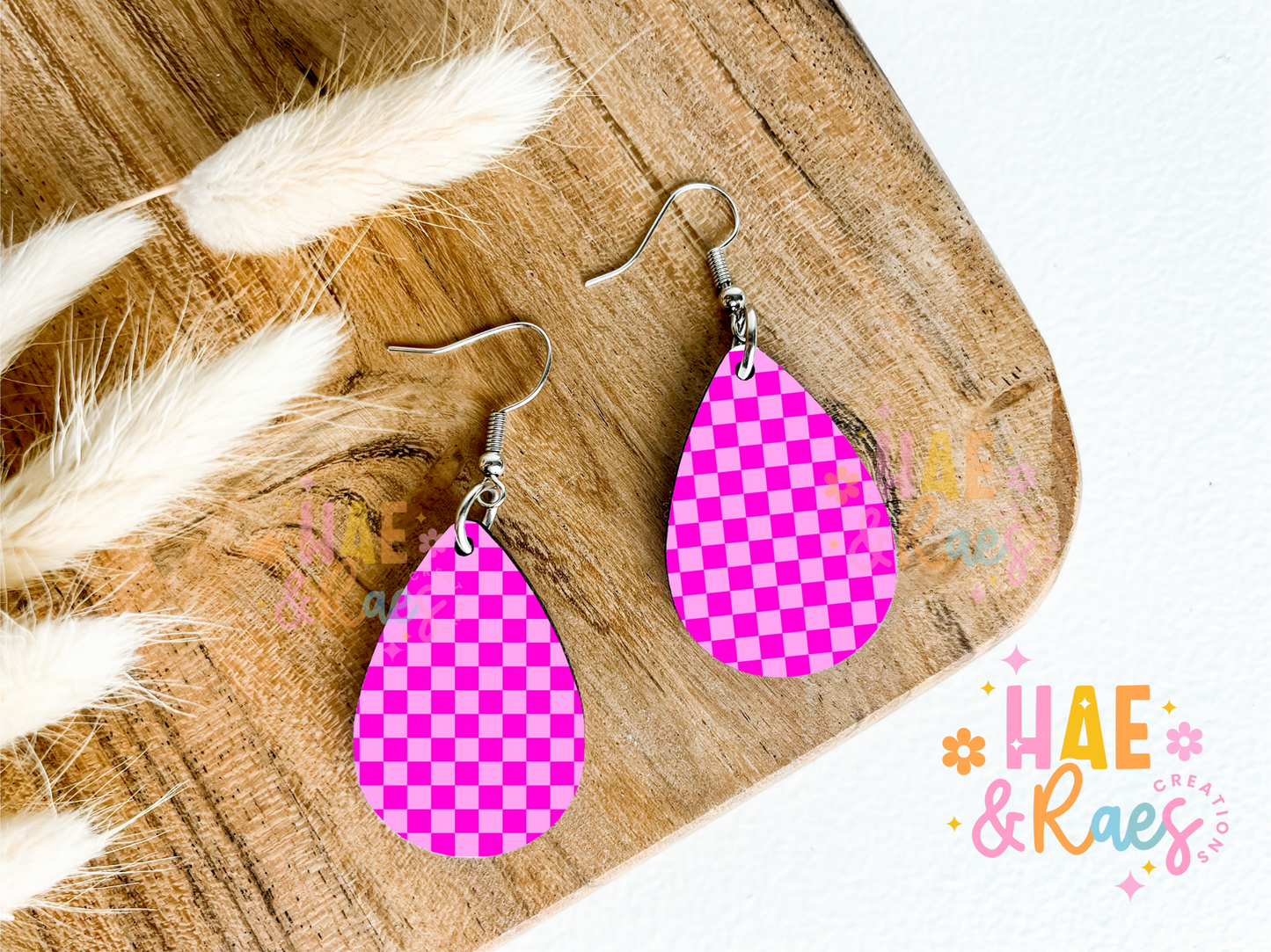 Checkered Pink on Pink