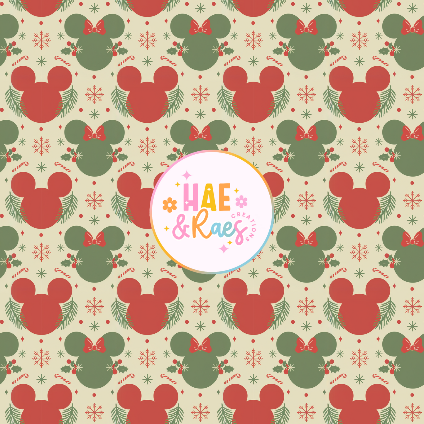 Red&Green Christmas Mice