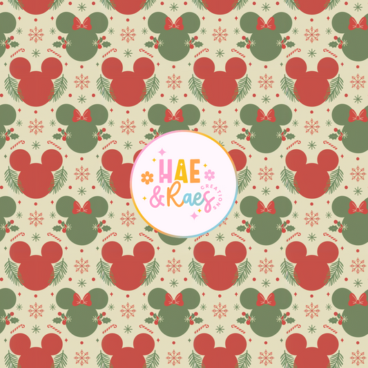 Red&Green Christmas Mice