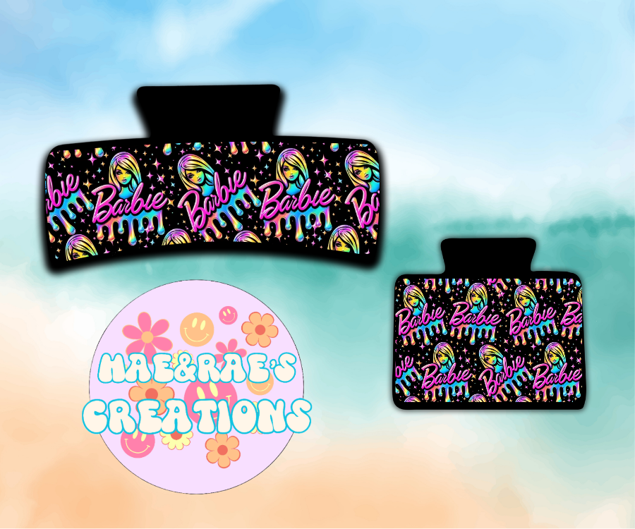 Neon Barb Claw Clip