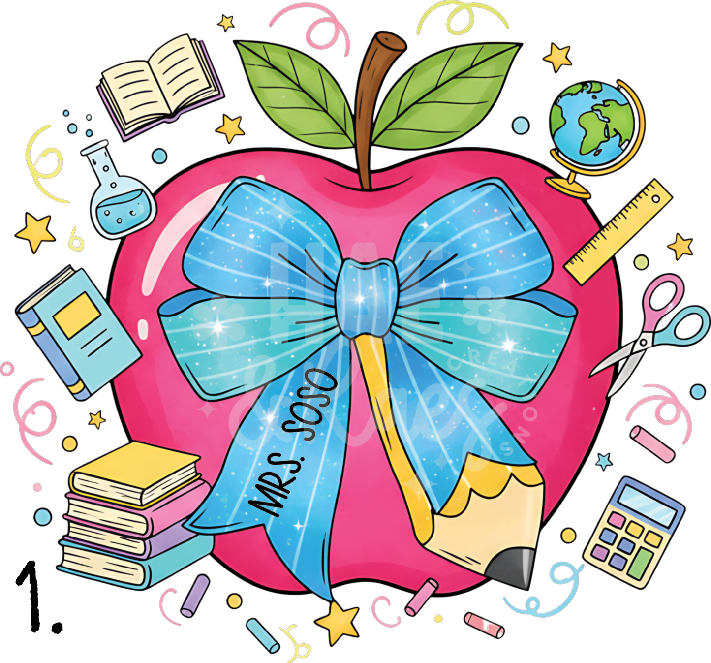 Classroom Confetti (Name Lanyard-Read Description)