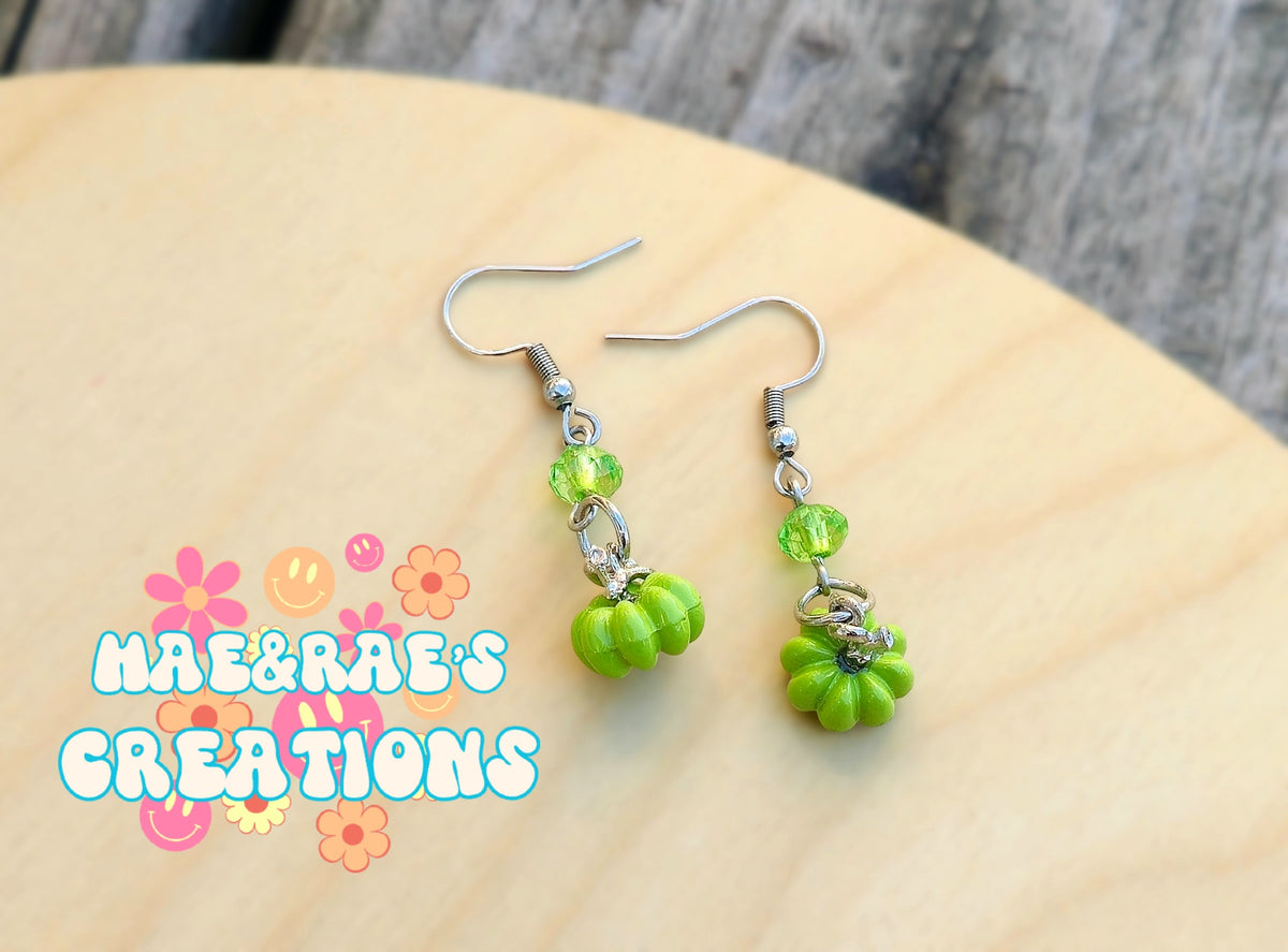 Mini Pumpkin Earrings (4 Colors)