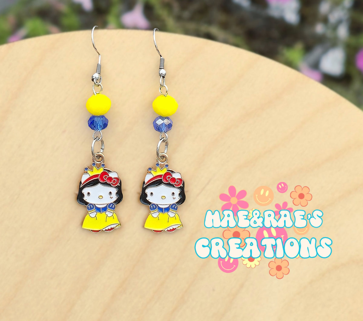 Princess Kitty Enamel Earrings - 5 Styles