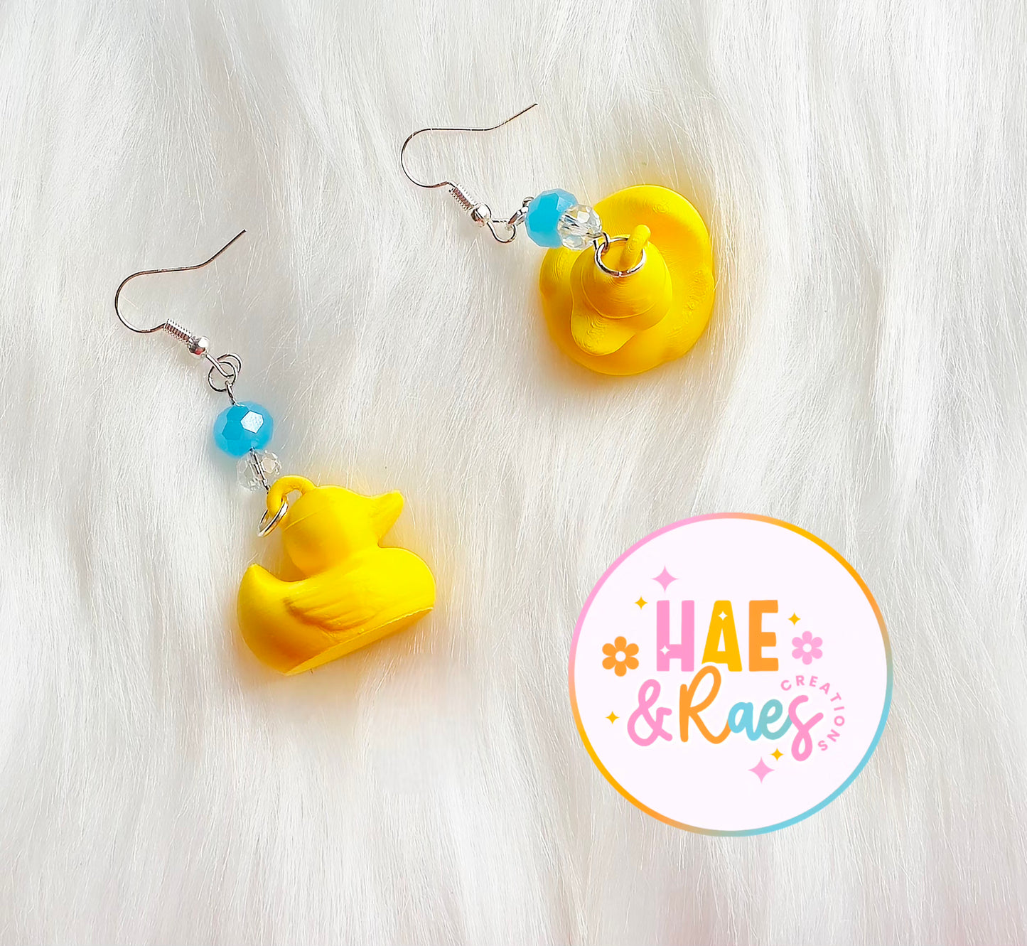 Bubblin Duck Earrings