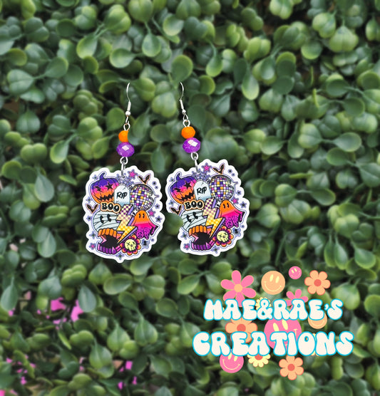 Groovy Graveyard Earrings