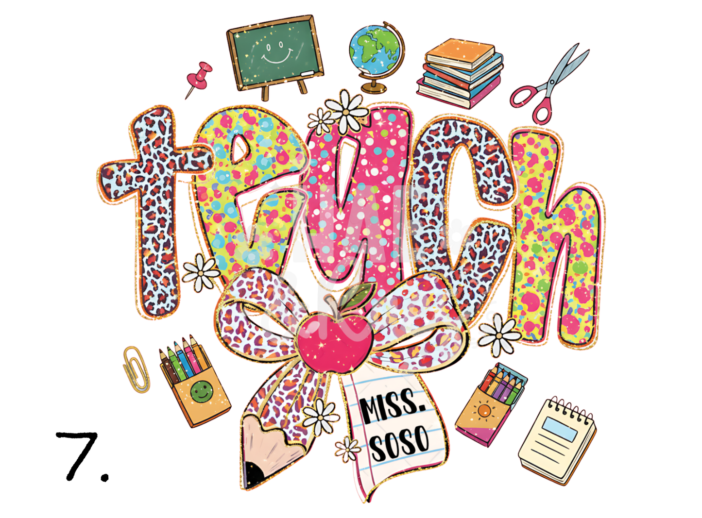 Classroom Confetti (Name Lanyard-Read Description)