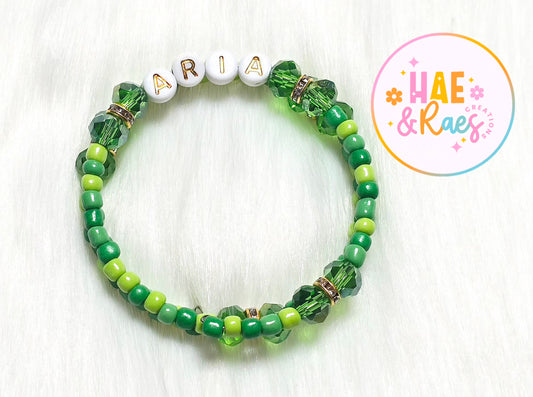Saint Patrick's Day CUSTOM NAME Bangle