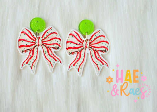 Christmas Tree Cake Bows