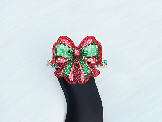 Holly Jolly Hair Clip Single