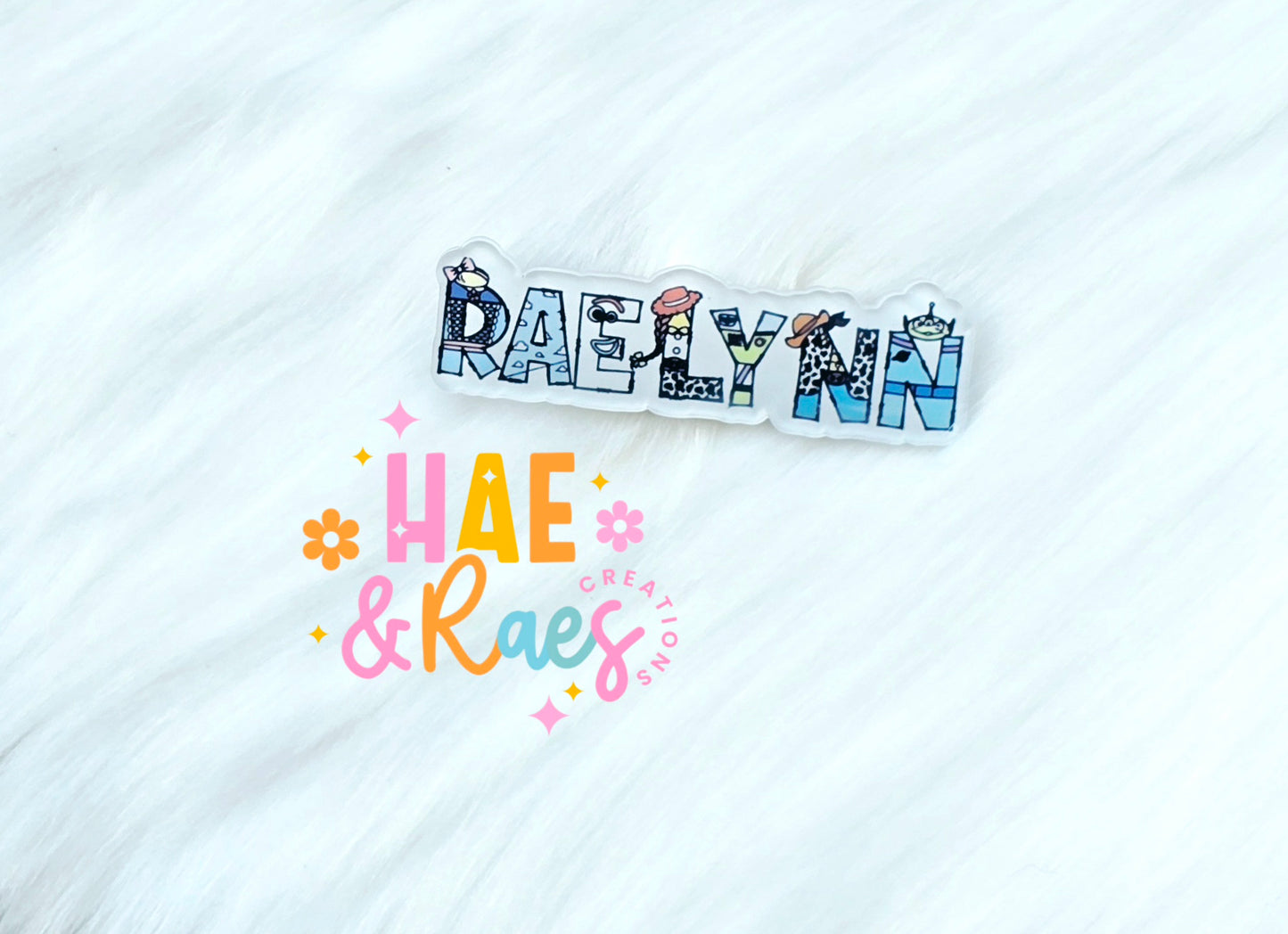 To Infinity & Beond Name Clip - 3inches