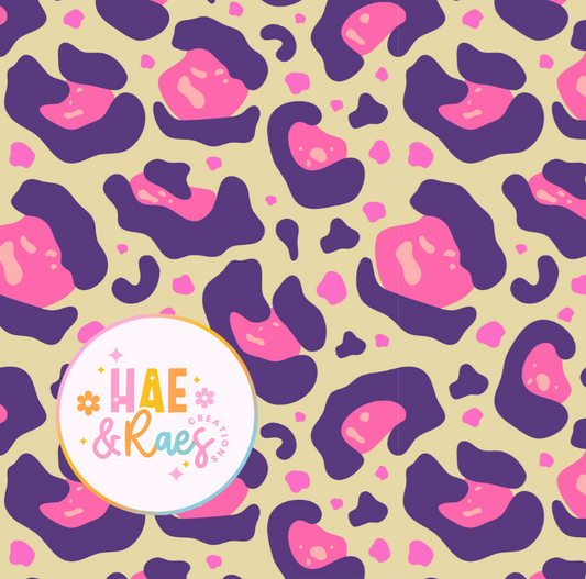 Tan&Pink Cheetah