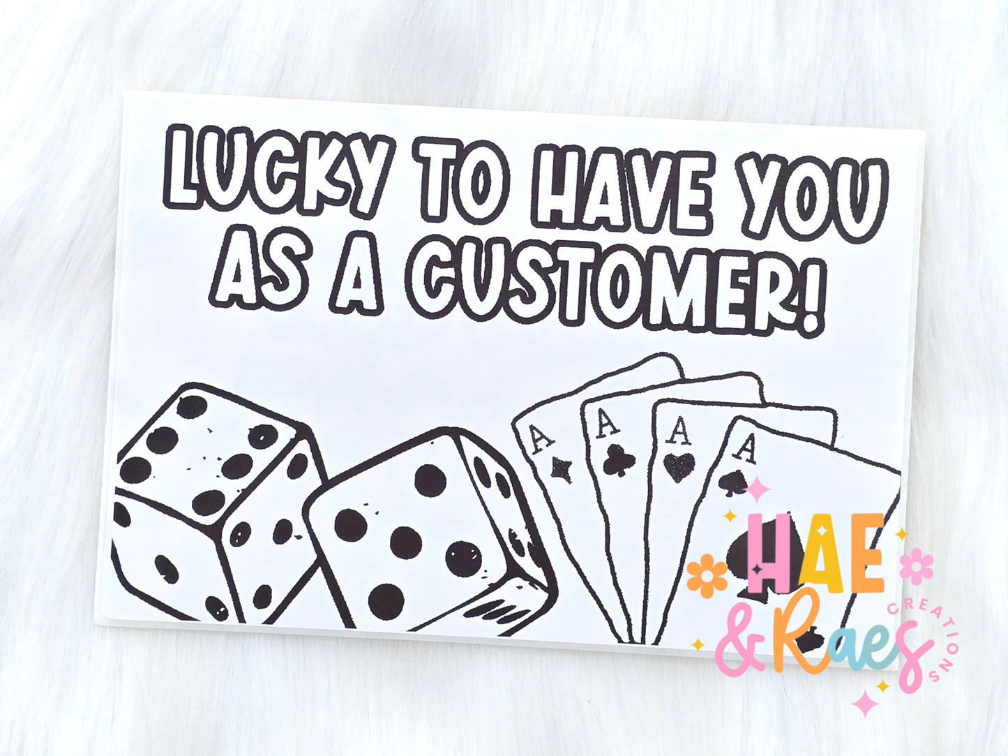 Lucky to have you 4x6 Package Stickers