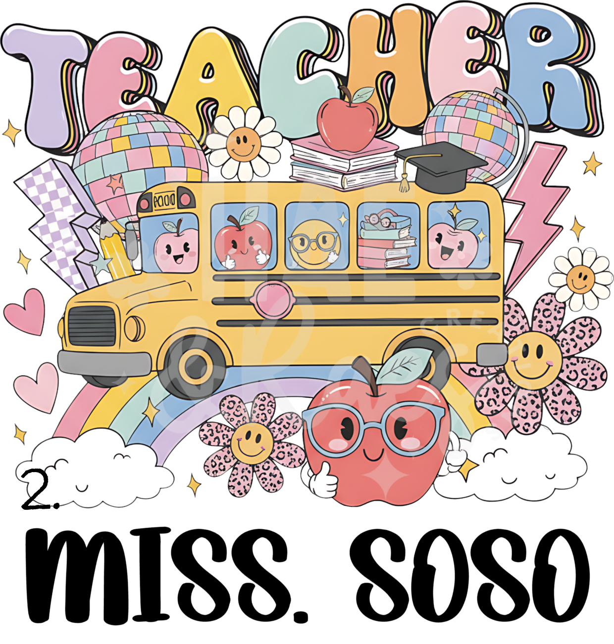 Classroom Confetti (Name Lanyard-Read Description)