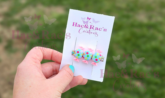 Sweet Valentines in Light Pink Hairclips