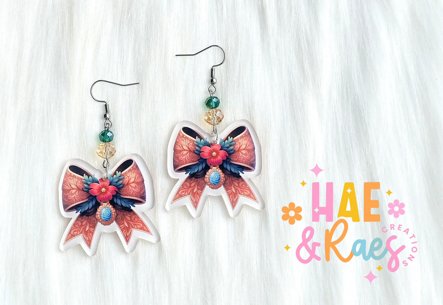 Princess Bow Earrings (18 Styles)