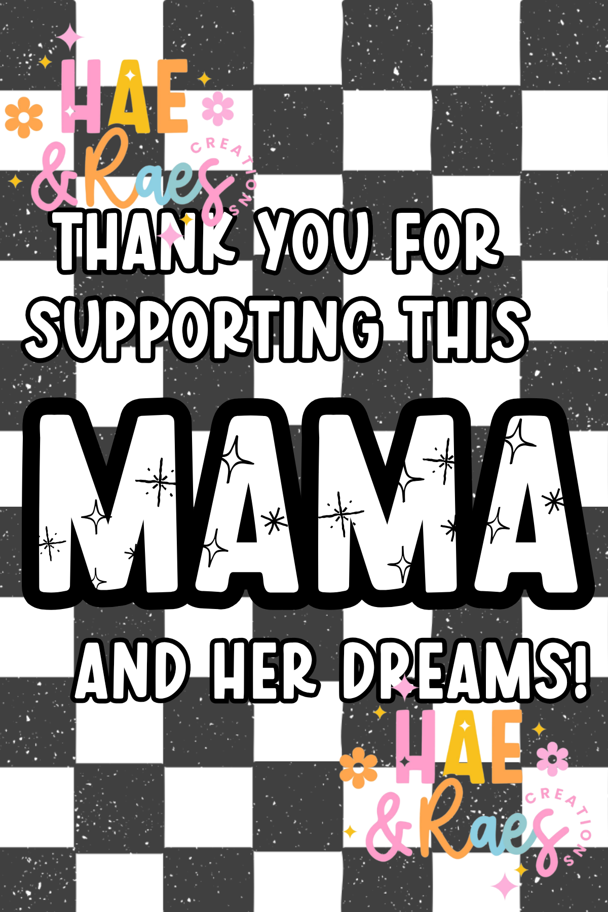 Mamas Dreams 4x6 Package Stickers