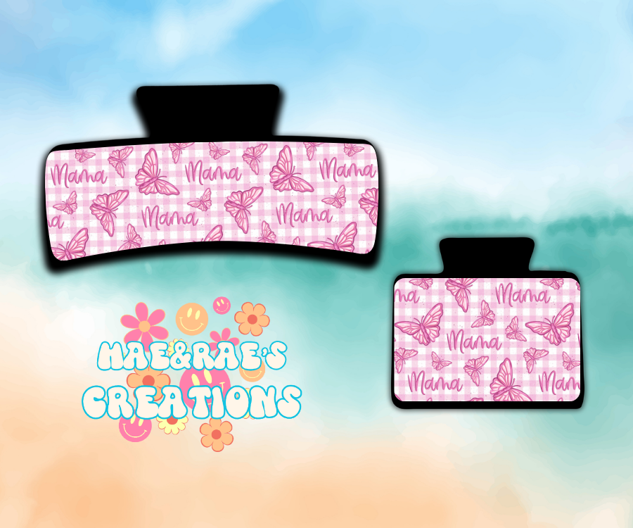 Mama Butterfly Claw Clip - 2 Styles