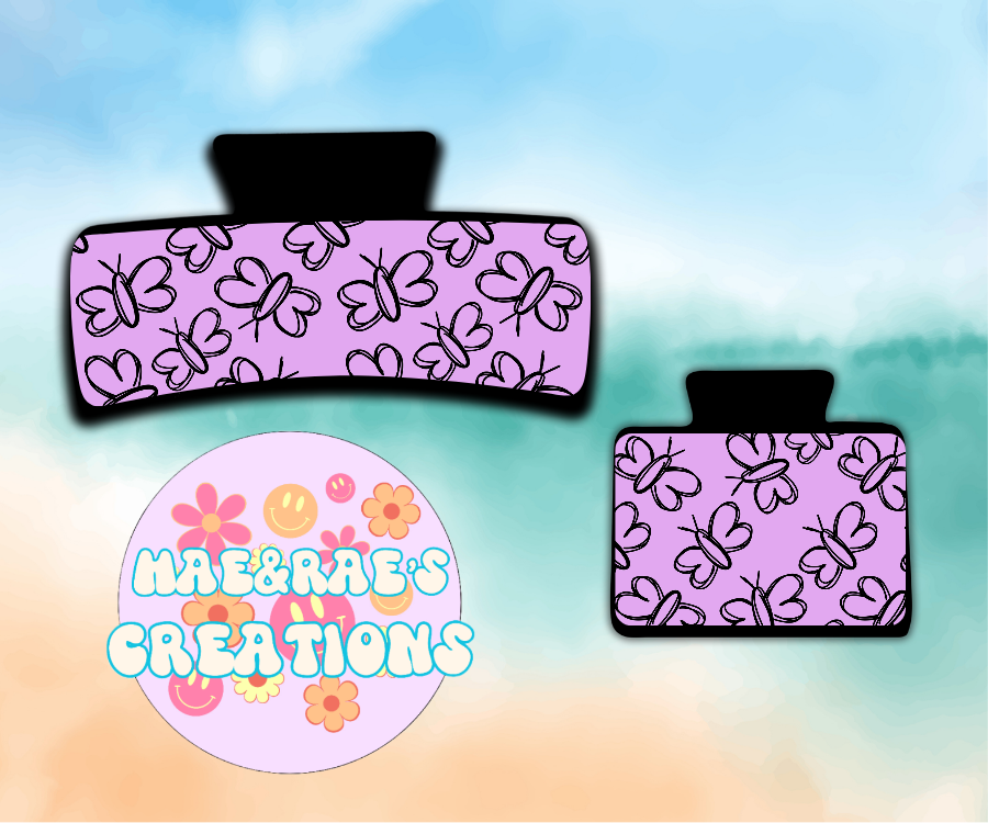 Fly like a Butterfly Claw Clip - 3 Colors
