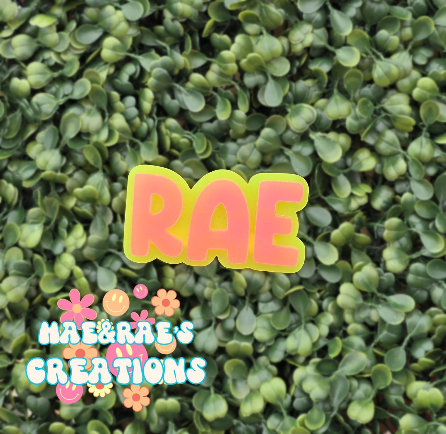 Glow In Dark Name Custom Name - 3inches - 2+ Styles